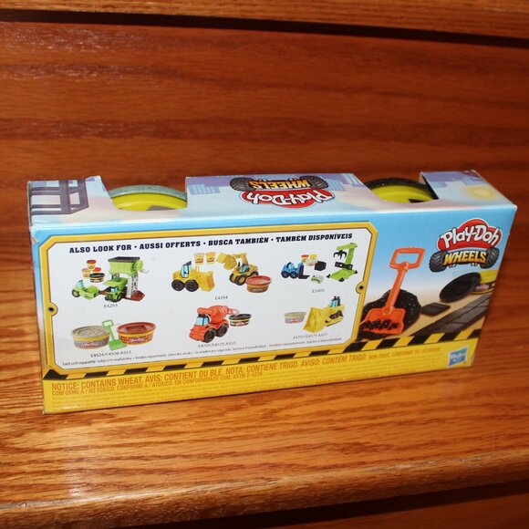 FREE*❤️Play-Doh Wheels Pavement & Cement Play-Doh 2-Pack Tubs Brown & Grey 16oz - Picture 6 of 6